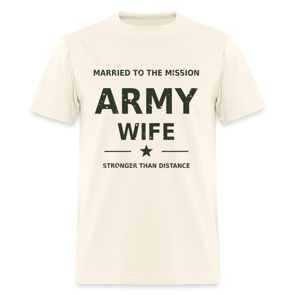 Proud Army Wife | Short Sleeve T-Shirt - sweet cream heather