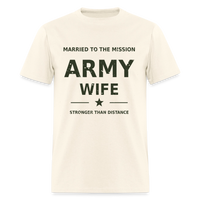 Proud Army Wife | Short Sleeve T-Shirt - sweet cream heather
