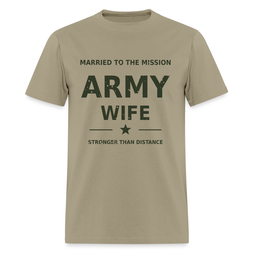 Proud Army Wife | Short Sleeve T-Shirt - khaki