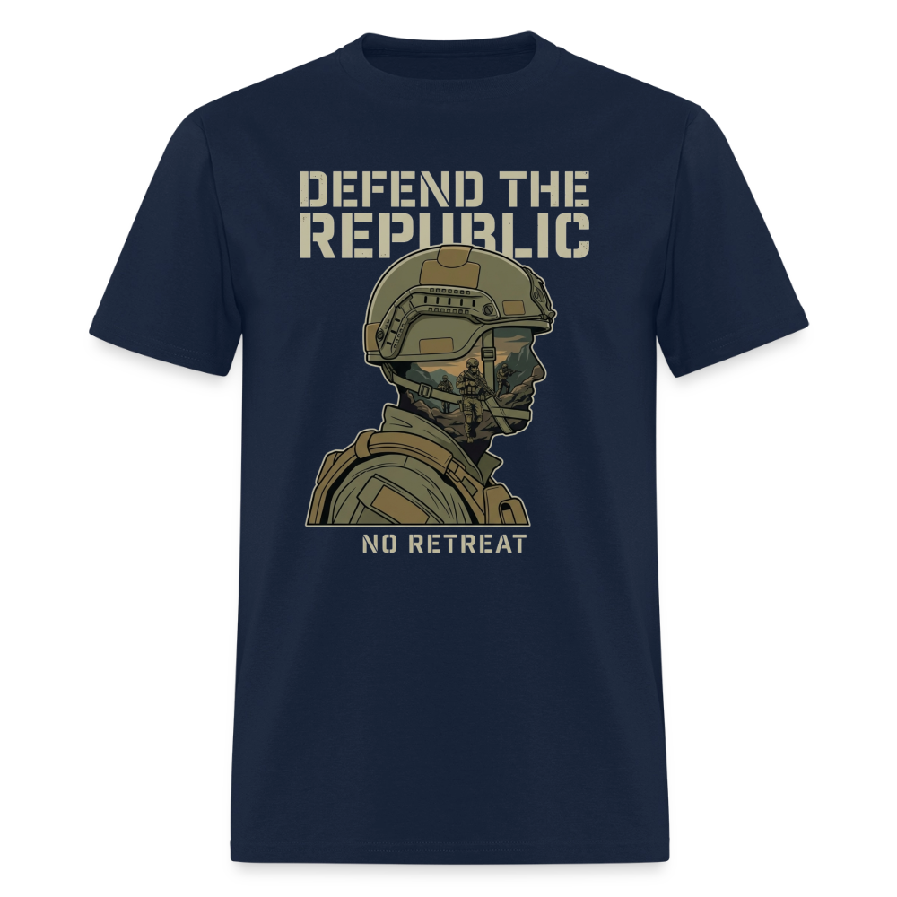 Defend The Republic | Short Sleeve T-Shirt - navy