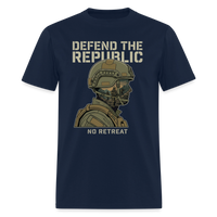 Defend The Republic | Short Sleeve T-Shirt - navy