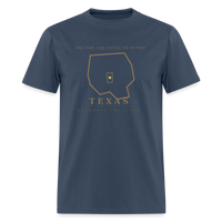 Texas Built | Short Sleeve T-Shirt -  blue dusk