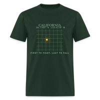 West Coast Freedom | Short Sleeve T-Shirt - forest green