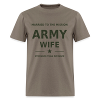 Proud Army Wife | Short Sleeve T-Shirt - safari