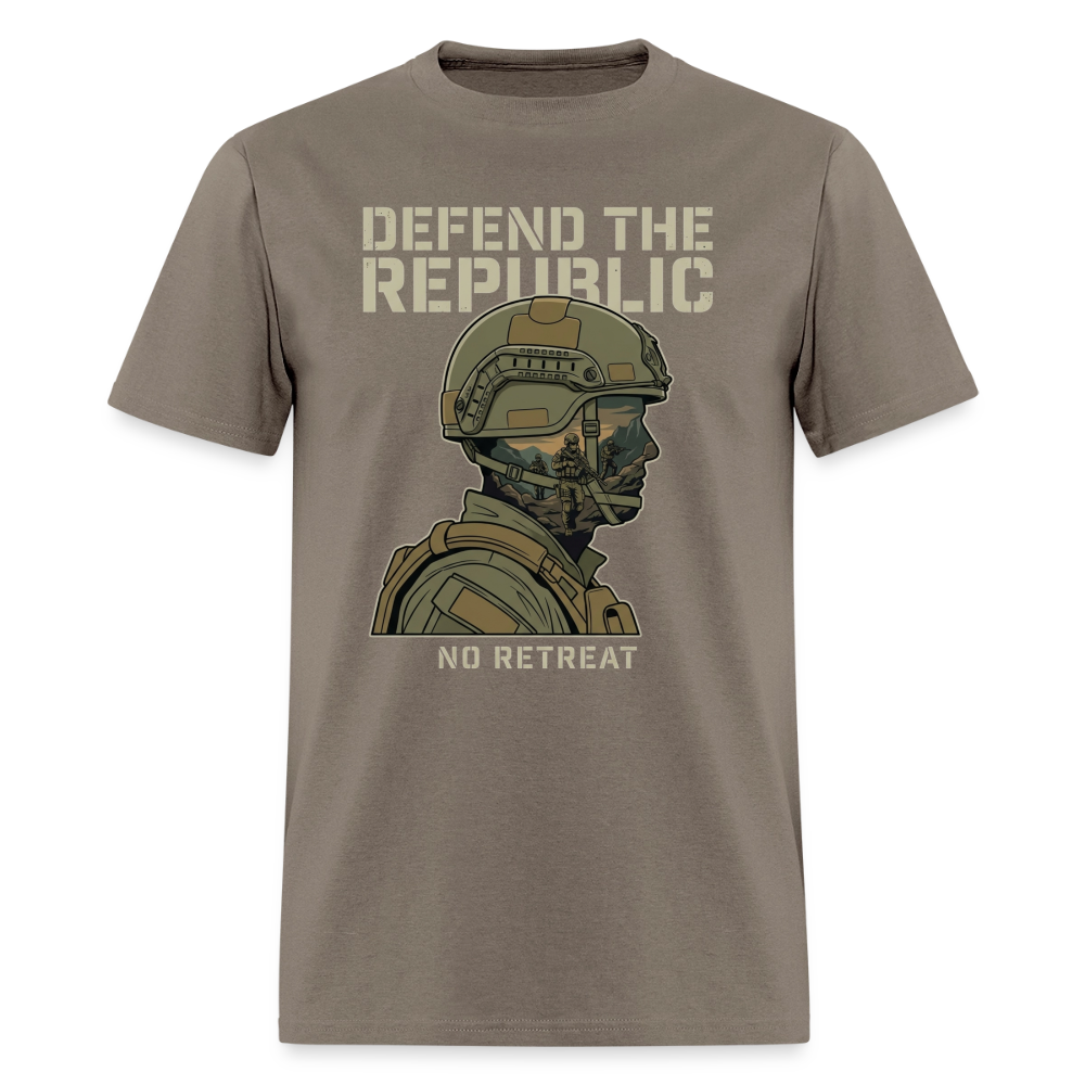 Defend The Republic | Short Sleeve T-Shirt - safari