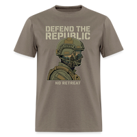 Defend The Republic | Short Sleeve T-Shirt - safari