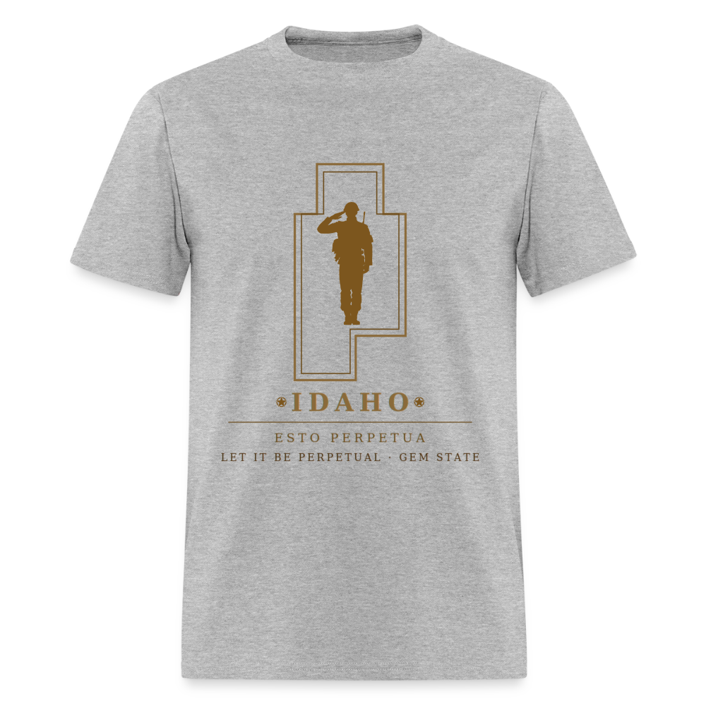 Idaho Patriot | Short Sleeve T-Shirt - heather gray