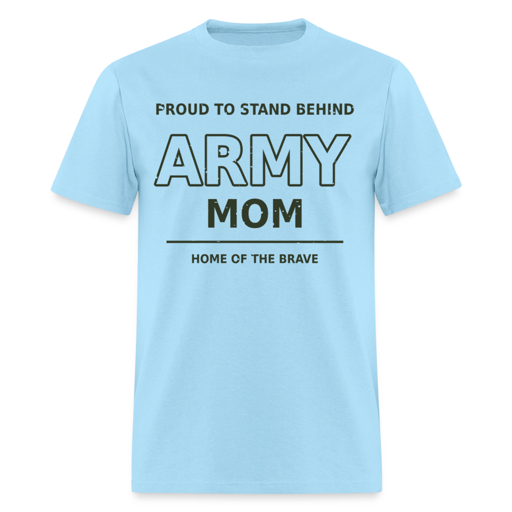 Proud Army Mom | Short Sleeve T-Shirt - powder blue