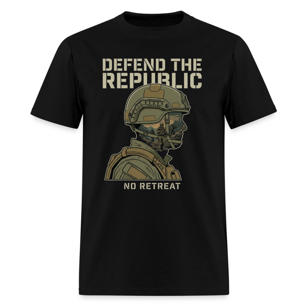 Defend The Republic | Short Sleeve T-Shirt - black