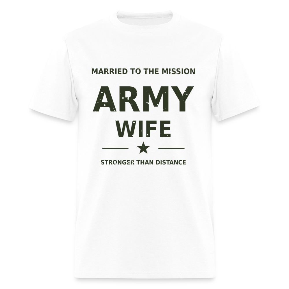 Proud Army Wife | Short Sleeve T-Shirt - white