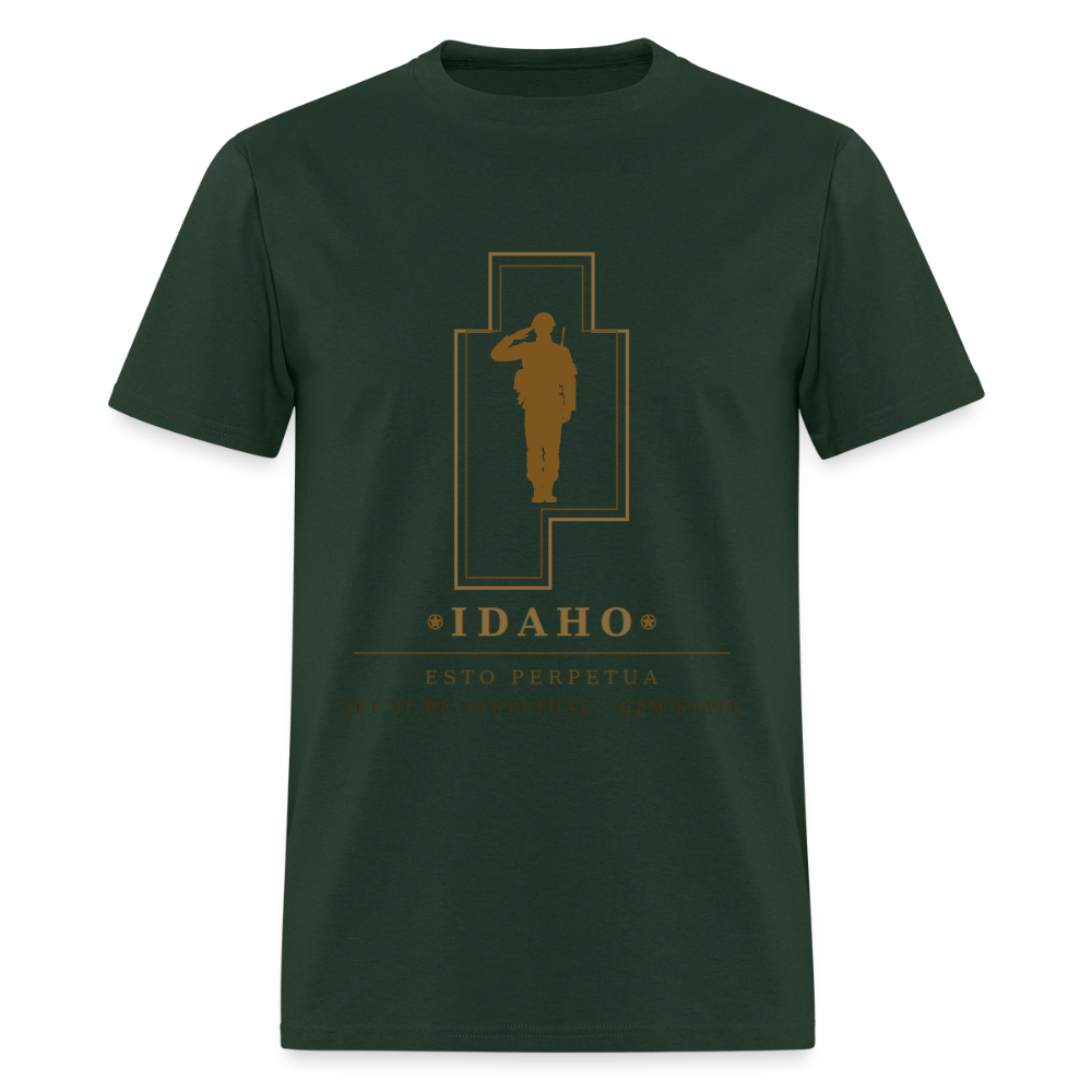 Idaho Patriot | Short Sleeve T-Shirt - forest green