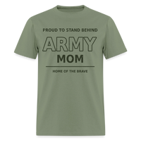 Proud Army Mom | Short Sleeve T-Shirt - military green