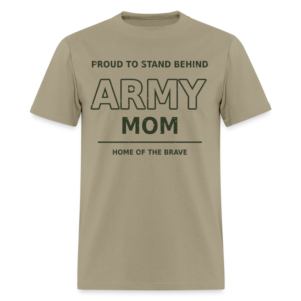 Proud Army Mom | Short Sleeve T-Shirt - khaki