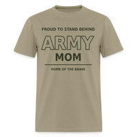 Proud Army Mom | Short Sleeve T-Shirt - khaki