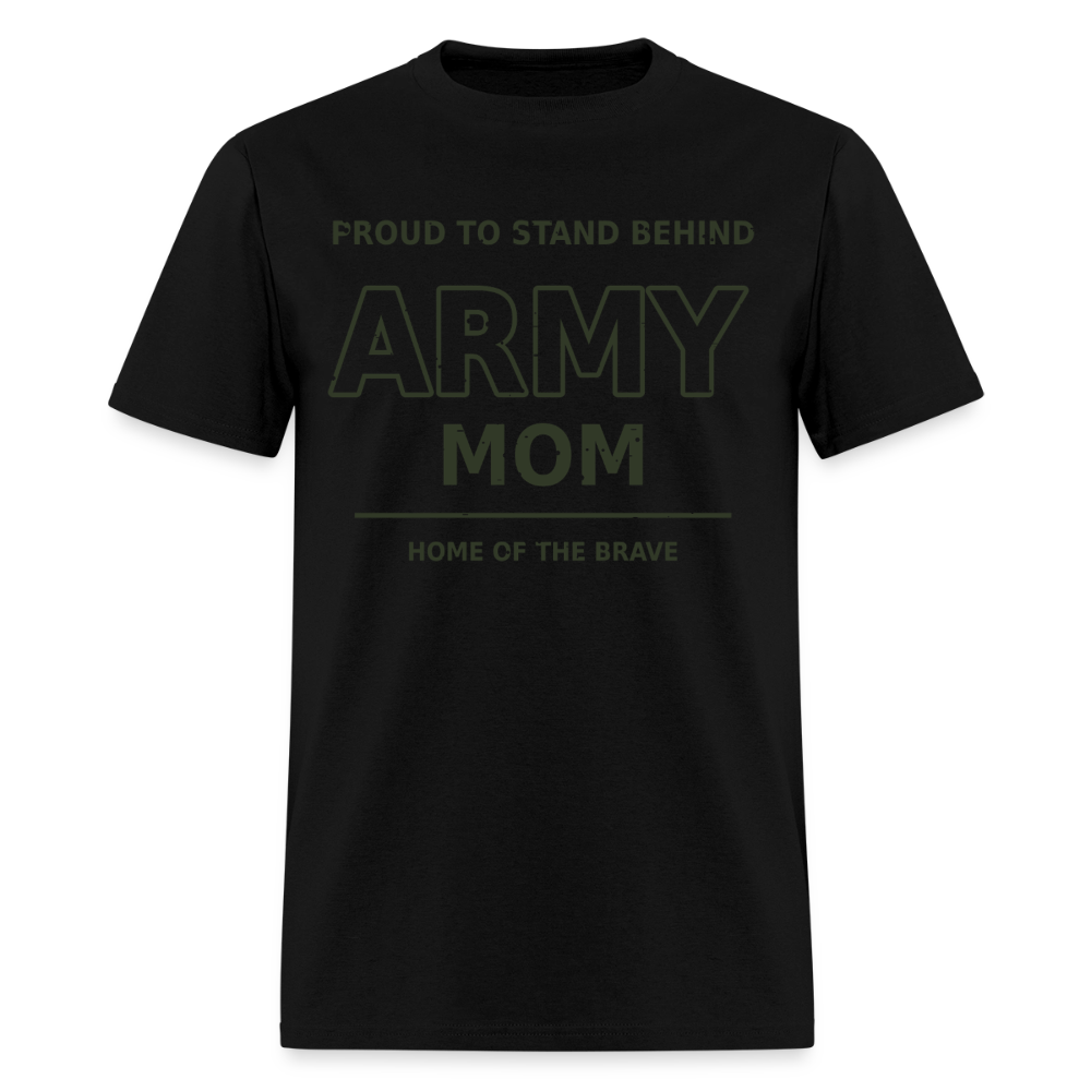 Proud Army Mom | Short Sleeve T-Shirt - black