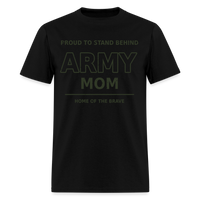 Proud Army Mom | Short Sleeve T-Shirt - black