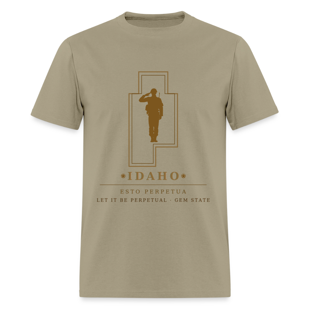 Idaho Patriot | Short Sleeve T-Shirt - khaki