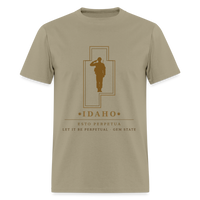Idaho Patriot | Short Sleeve T-Shirt - khaki
