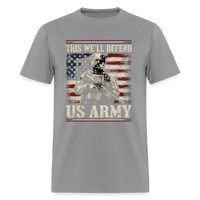 Defend American Soldiers | Short Sleeve T-Shirt - rock