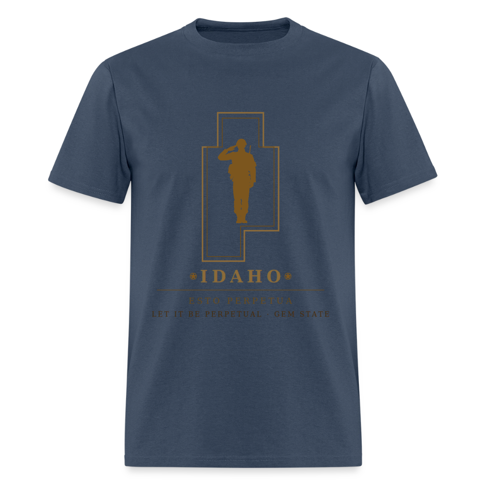 Idaho Patriot | Short Sleeve T-Shirt -  blue dusk