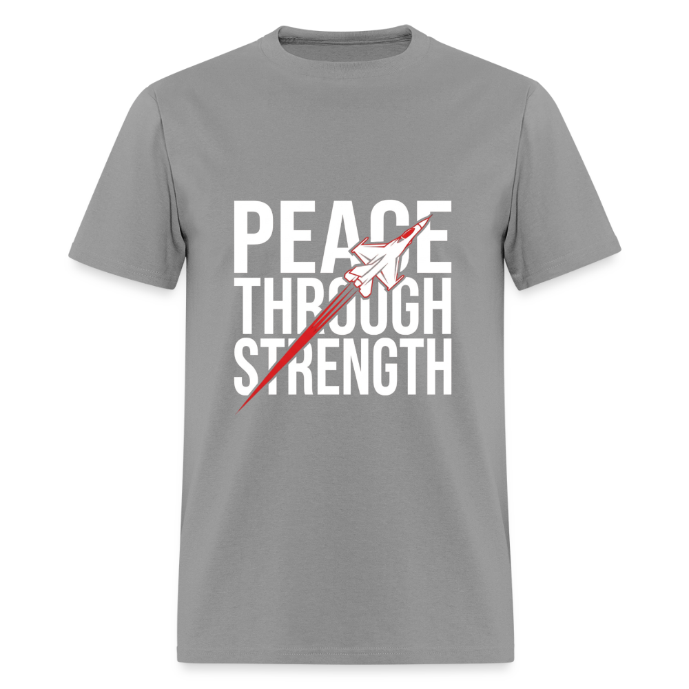 Peace Through Strength | Short Sleeve T-Shirt - rock