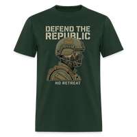 Defend The Republic | Short Sleeve T-Shirt - forest green