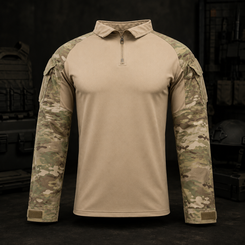FieldCore Combat Shirt — Military-Style Tactical Long Sleeve